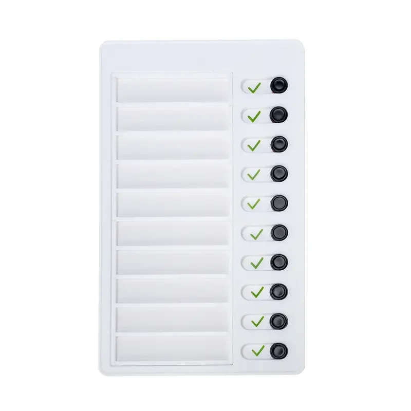 Self-Discipline Punch Card Time Manager Planner 1