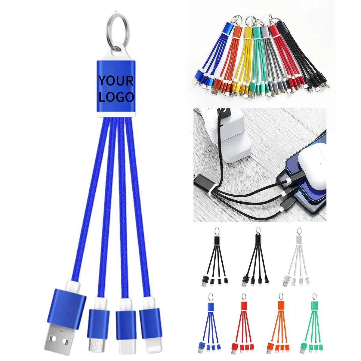 3-in-1 Charging Keychain 1