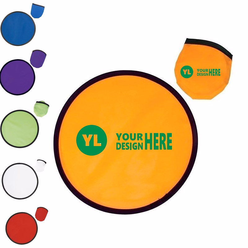 Flying Discs With Matching Pouch MOQ 100 pcs