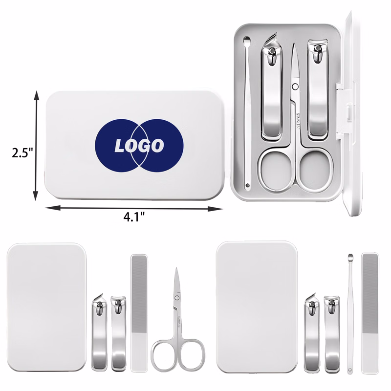 MOQ 50 Versatile Stainless Steel Nail Clippers Set
