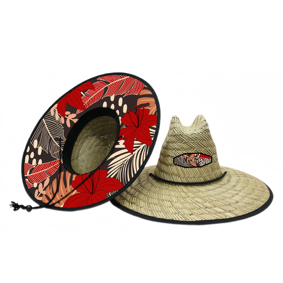 Sun-Protective Lifeguard Straw Hat 1