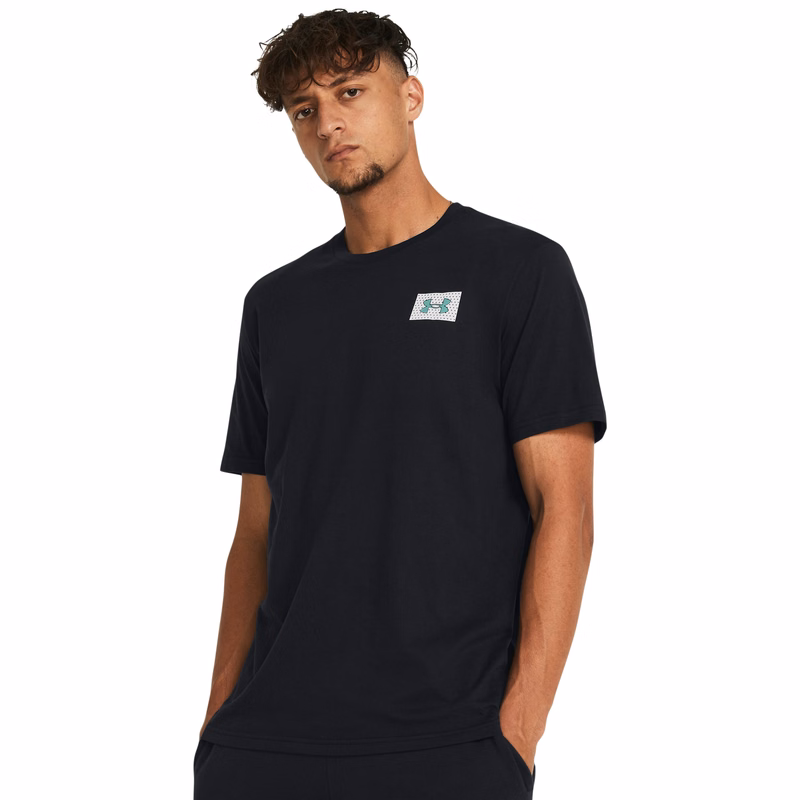 UA Color Block Logo Left Chest Men's Short Sleeve