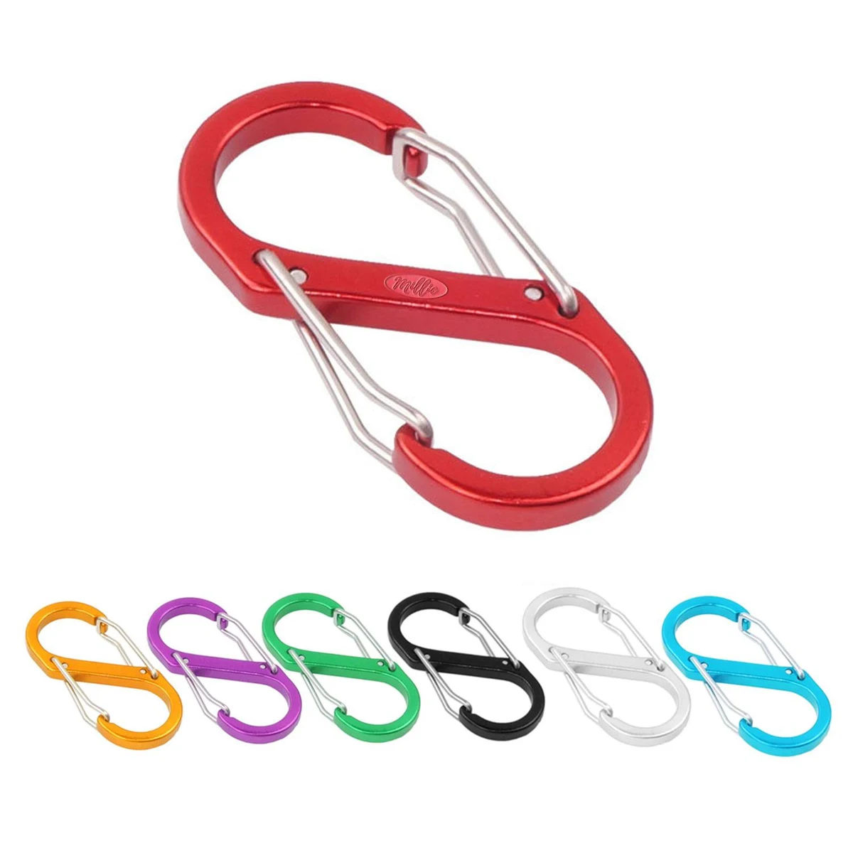 Metal S-Shape Double Head Mountaineering Buckle 1