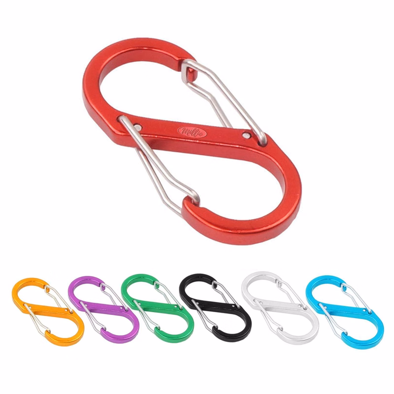 Metal S-Shape Double Head Mountaineering Buckle