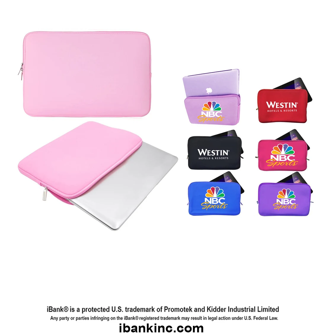 iBank ® 13" Neoprene Case compatible with MacBook Air/Pro 13/Pro 14 1