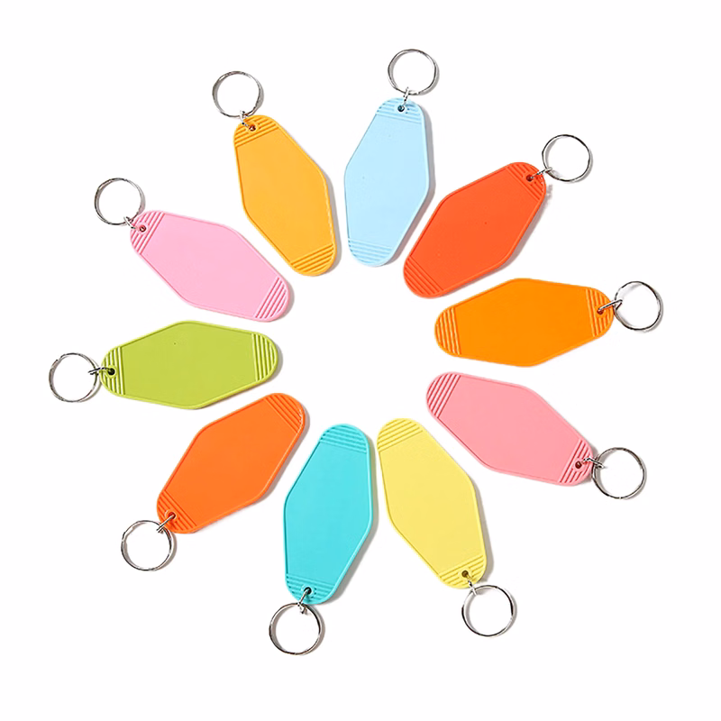 Small Mini Vintage Hotel KeyChain