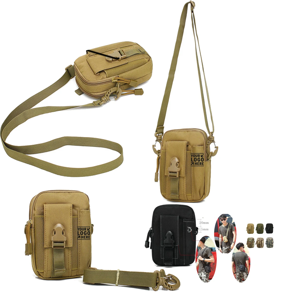 Tactical Multifunctional Army Fan Pockets Bag 1