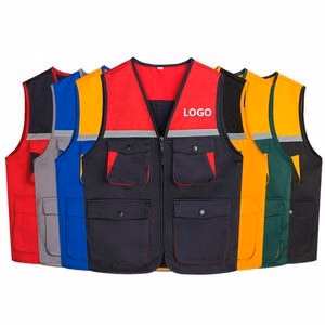 High Visibility Work Reflective Vest For Men
