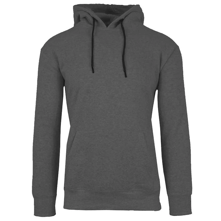 Unisex Heavyweight Fleece Pullovers - Charcoal M-2X Hood, custom hoodie or sweatshirt with logo imprint 1