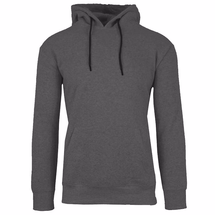 Unisex Heavyweight Fleece Pullovers - Charcoal M-2X Hood