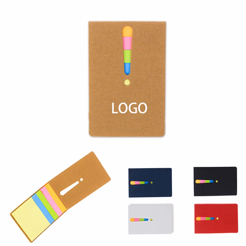 MOQ:50pcs Customized Kraft Paper Sticky Notes