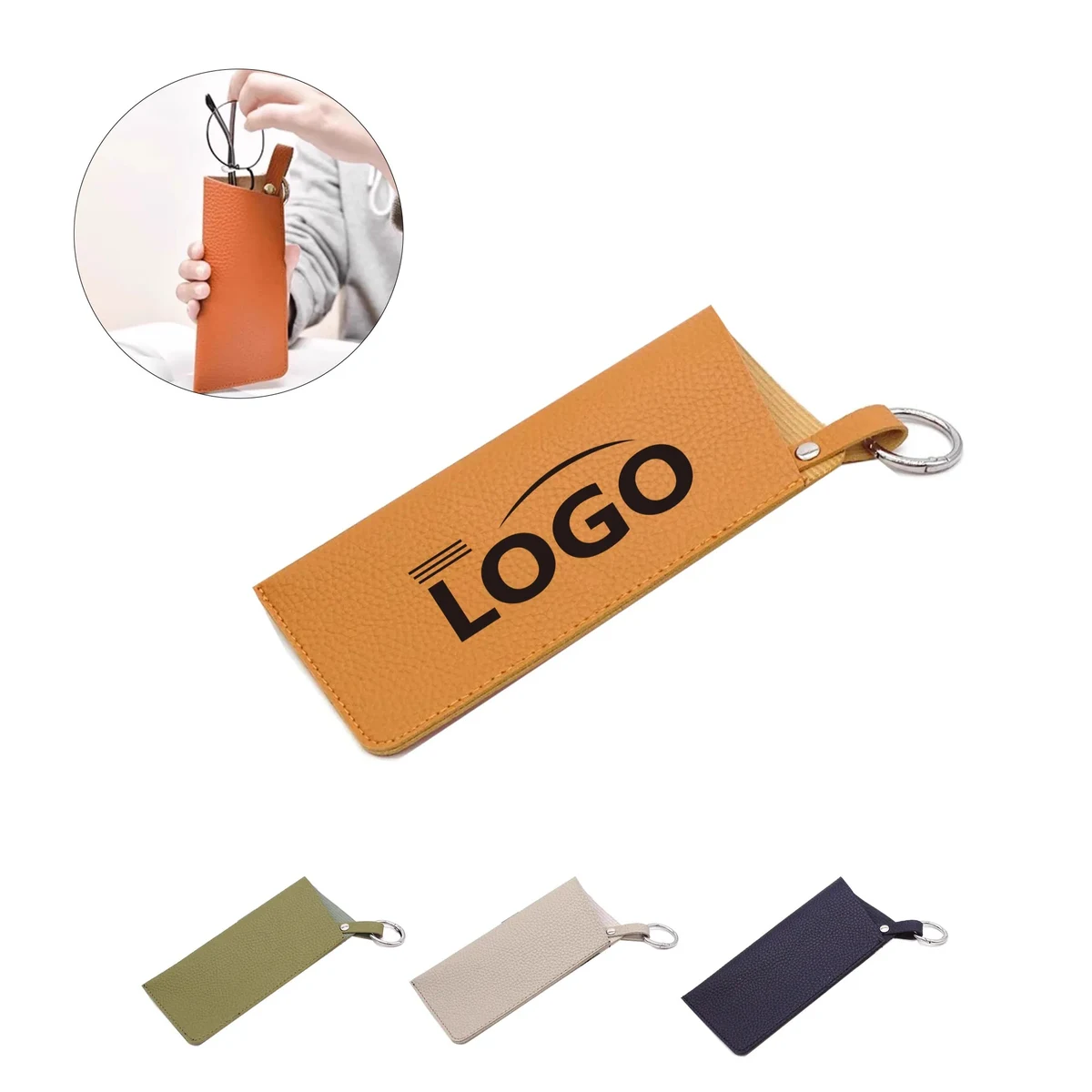 Soft Leather Glasses Protective Sleeve 1