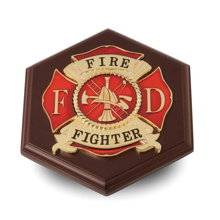 Firefighter Medallion Paperweight 1