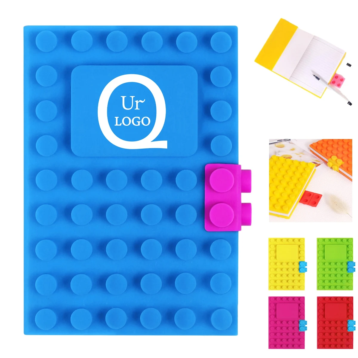 A6 Silicone Building Block Notebook 1