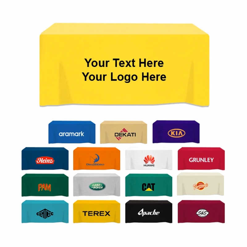 6 Ft. Table Cloth With Custom Logo