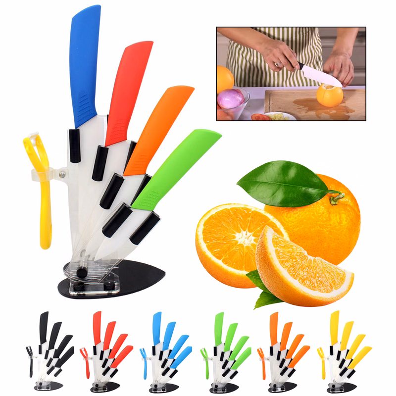 5-Pack Colorful Kitchen Knife Set