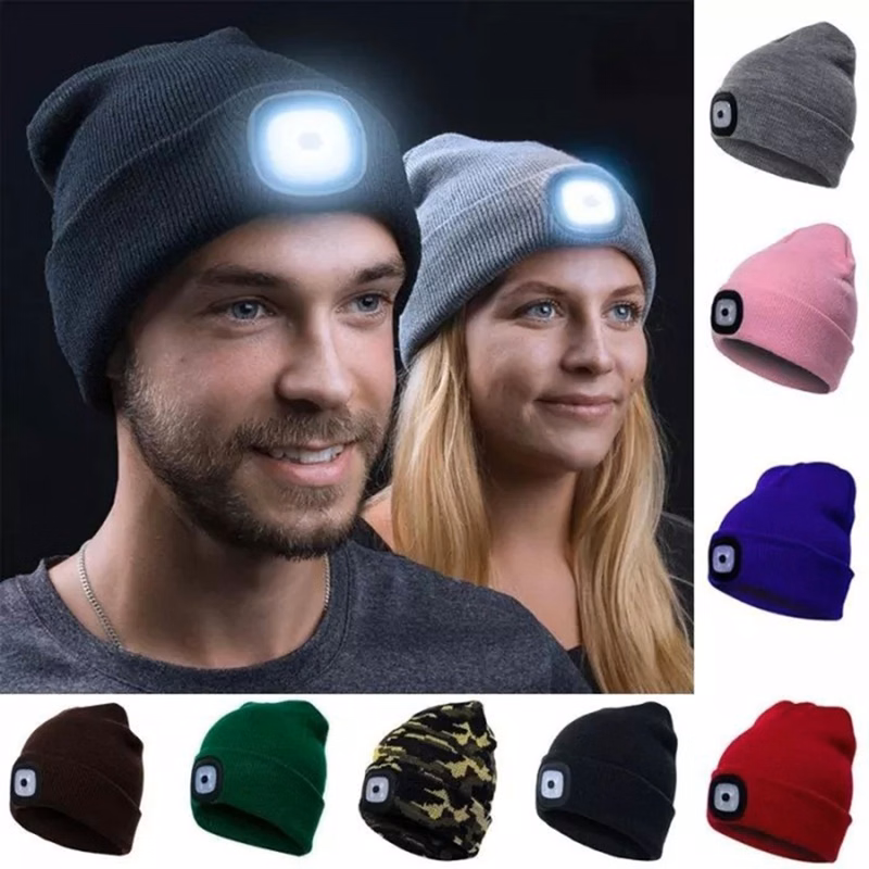 Winter Beanie with Led Light