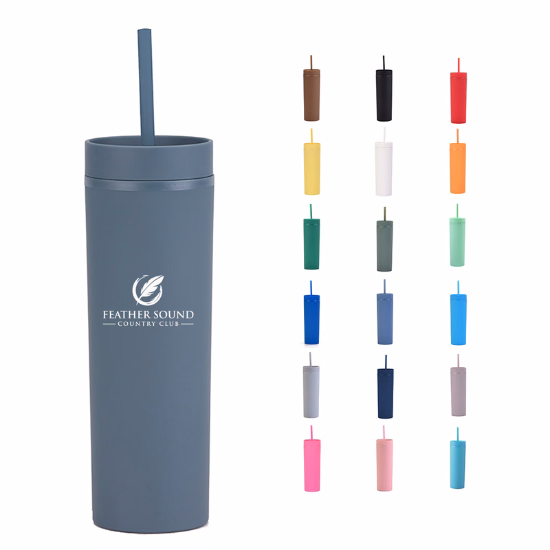 16 Oz. Double Wall Skinny Tumblers
