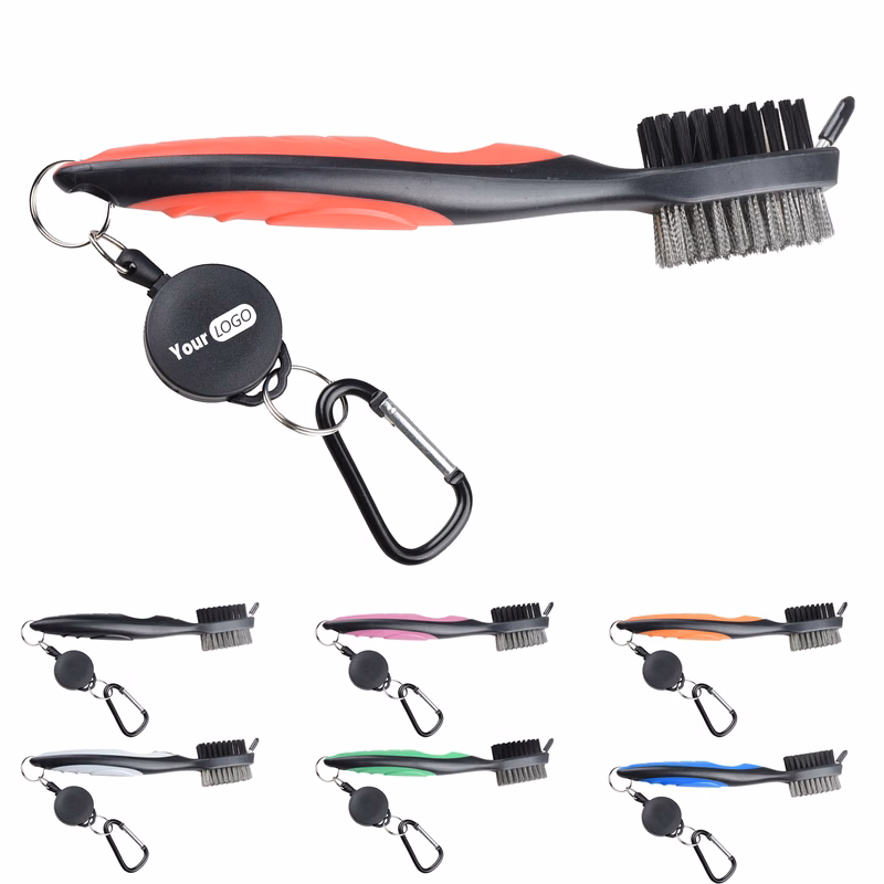 Plastic Golf Double-Sided Brush