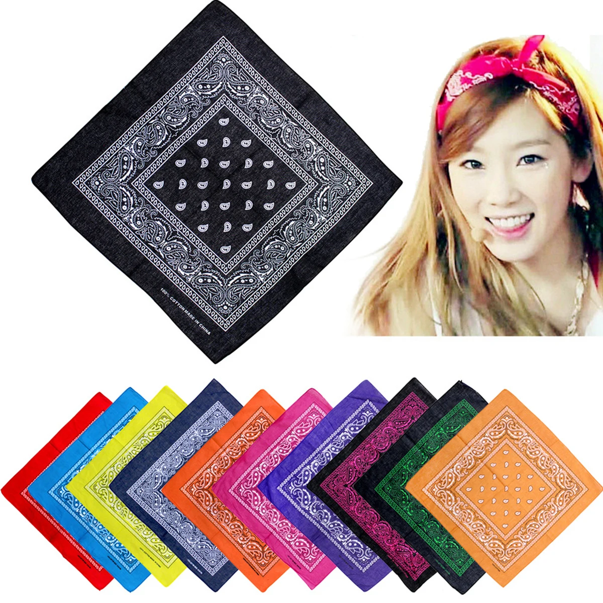 Cotton Square Bandana 1