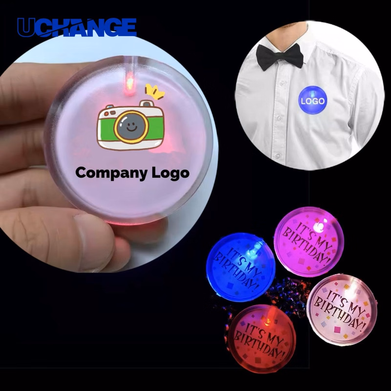 LED Badge Pin