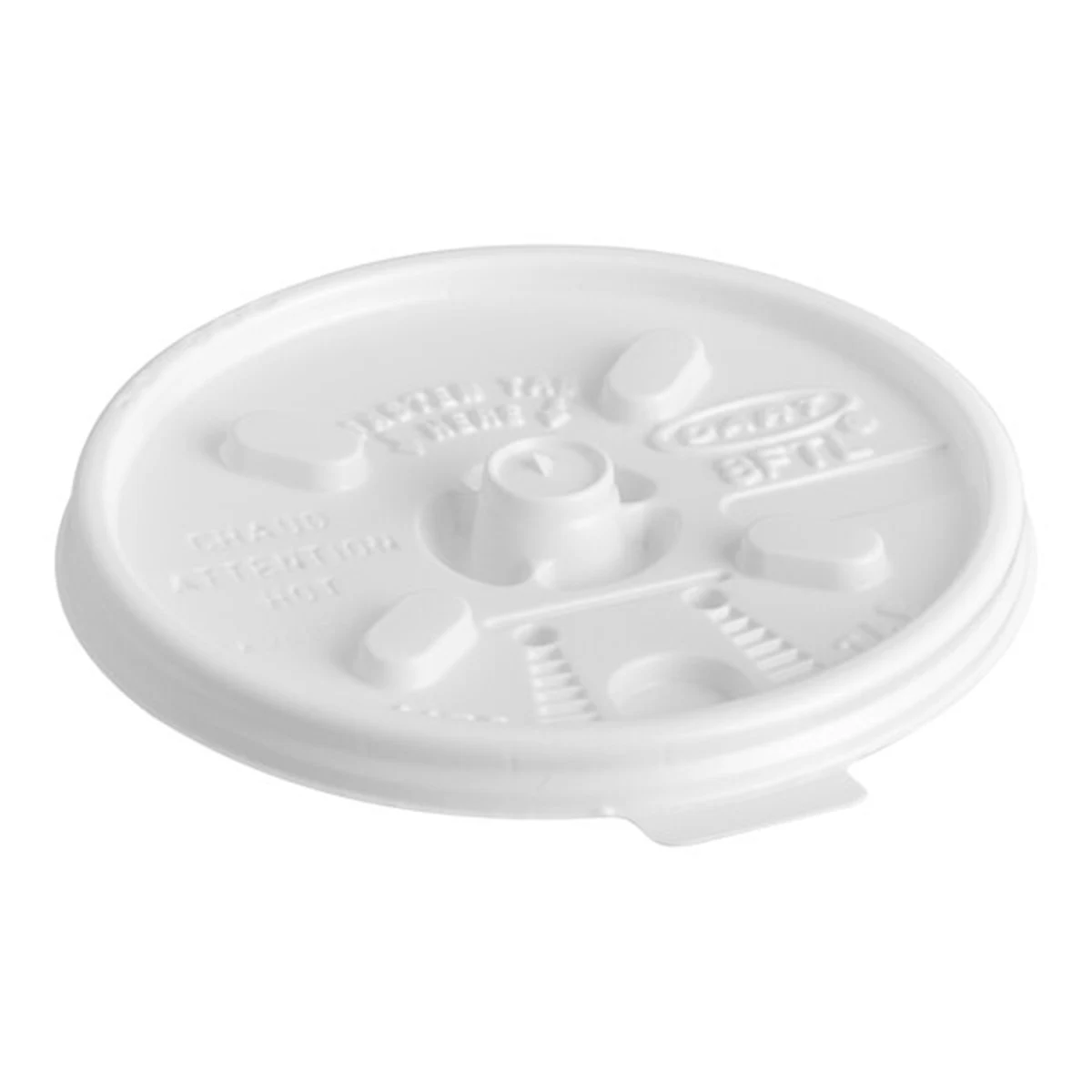 10 Oz. Foam Cup Tear Tab Lid 1