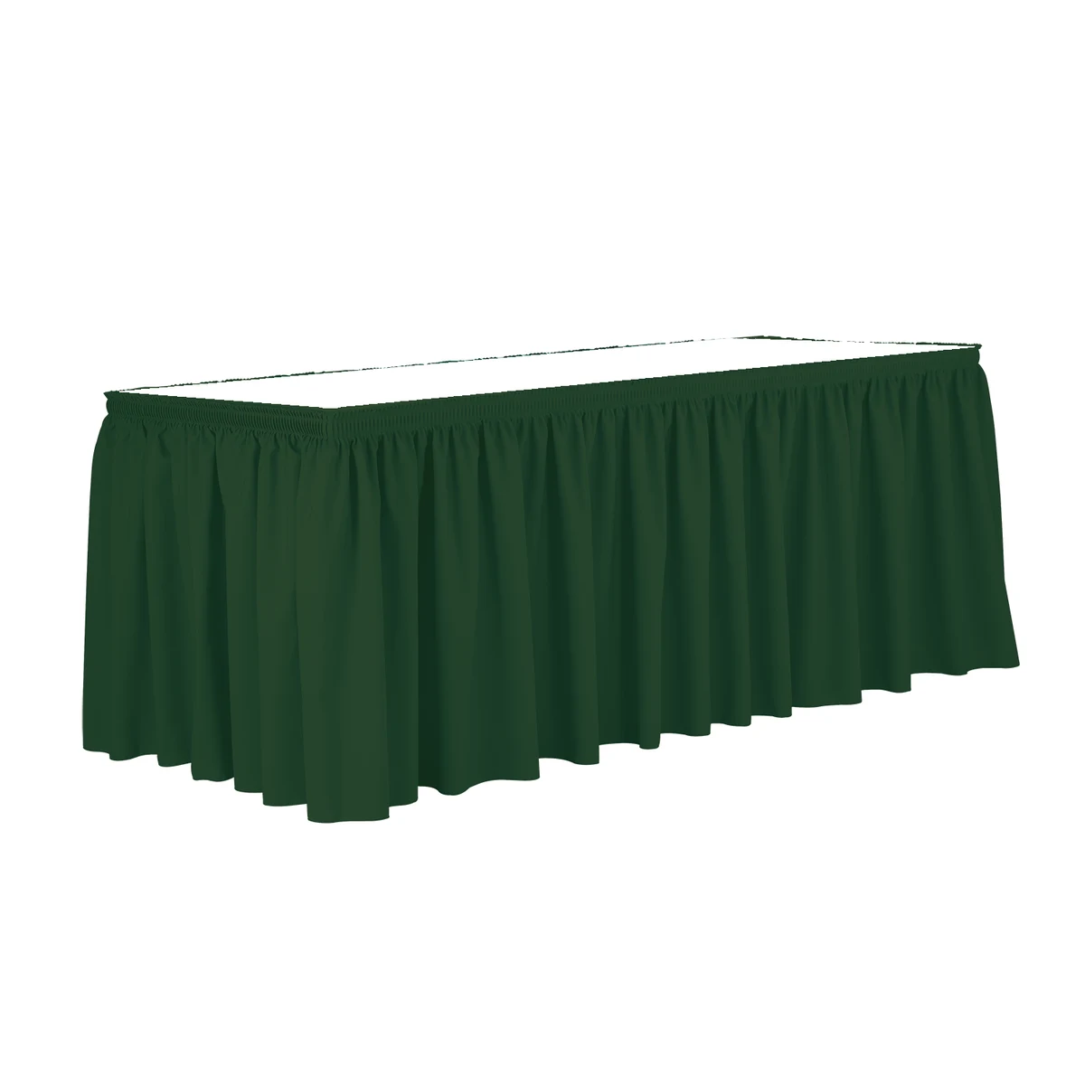 Non-Printed 13' Shirred Table Skirt 1