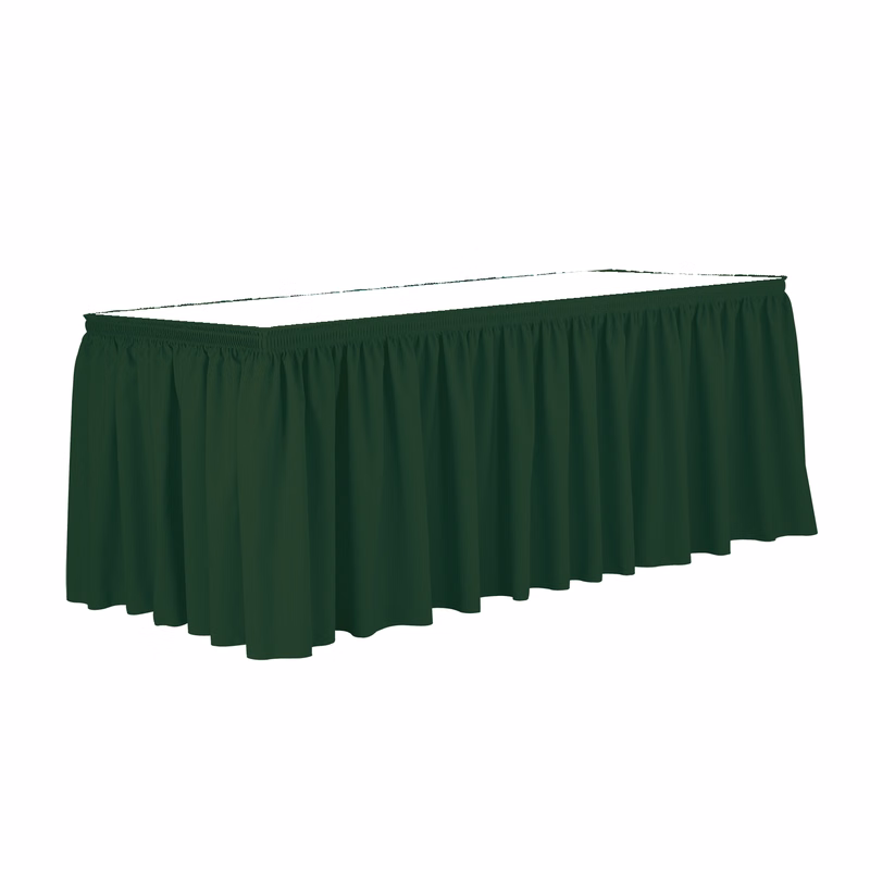 Non-Printed 13' Shirred Table Skirt