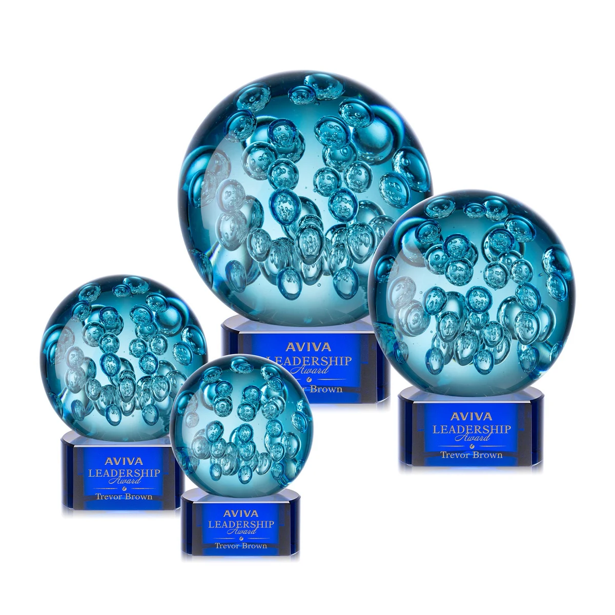 Addison Award on Paragon Base - Blue 1