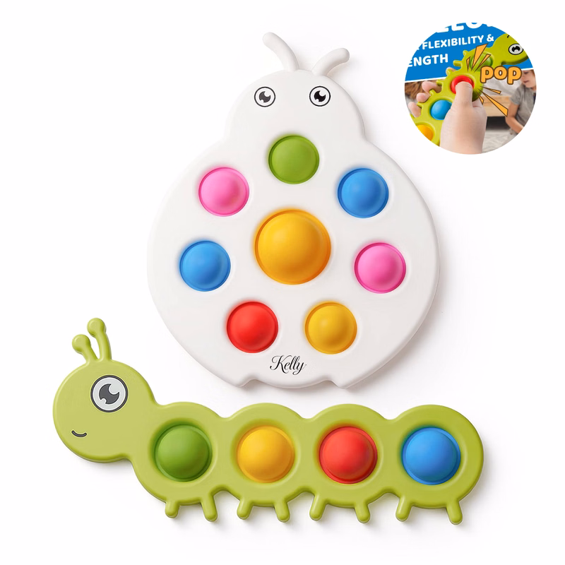 Kid's Silicone Fidget Push Pop Toy