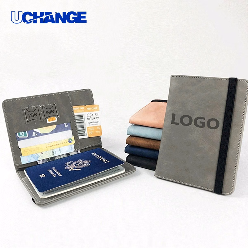 PU Passport and ID Travel Wallet