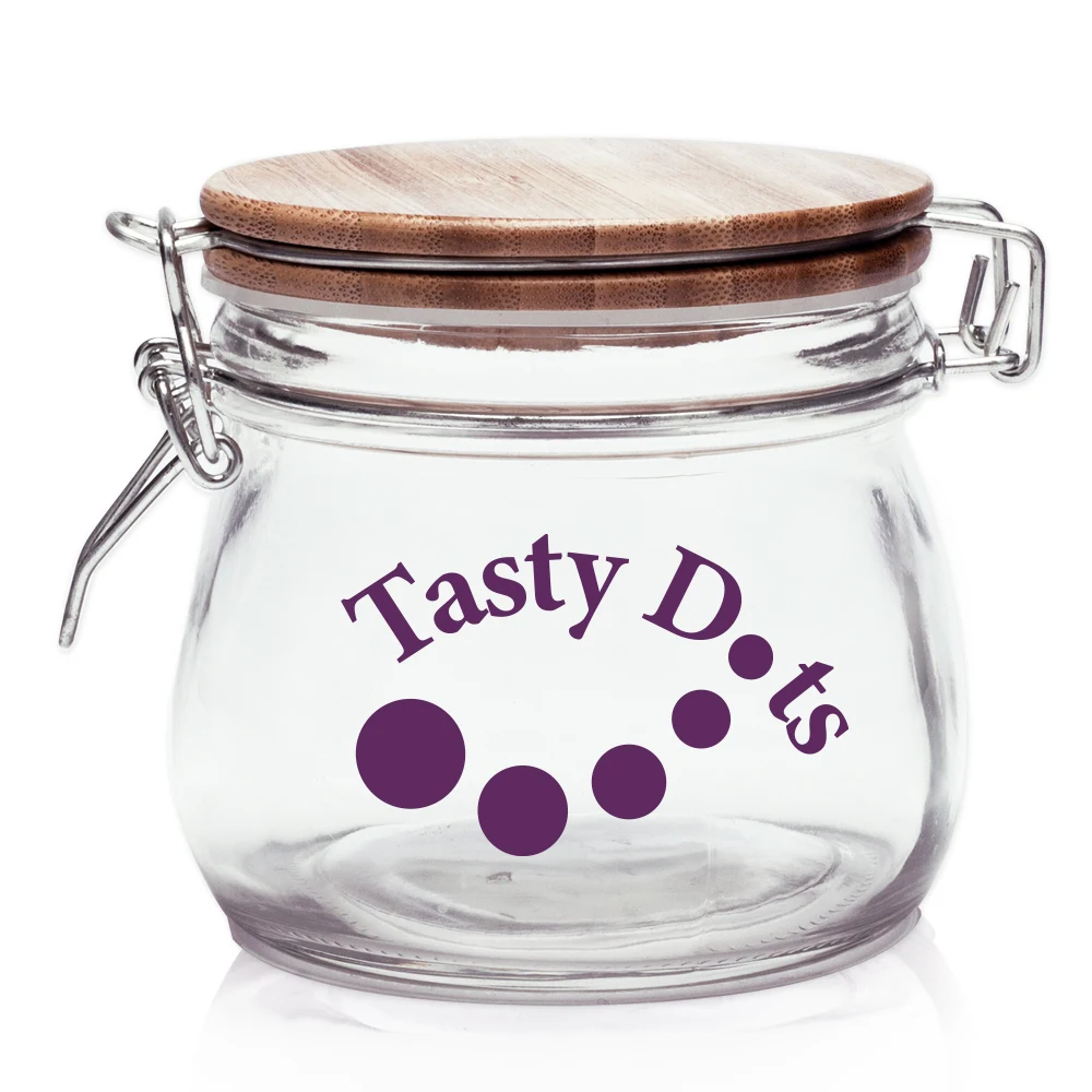 16 oz. Hearty Glass Storage Jar (1 Color Imprint) 1