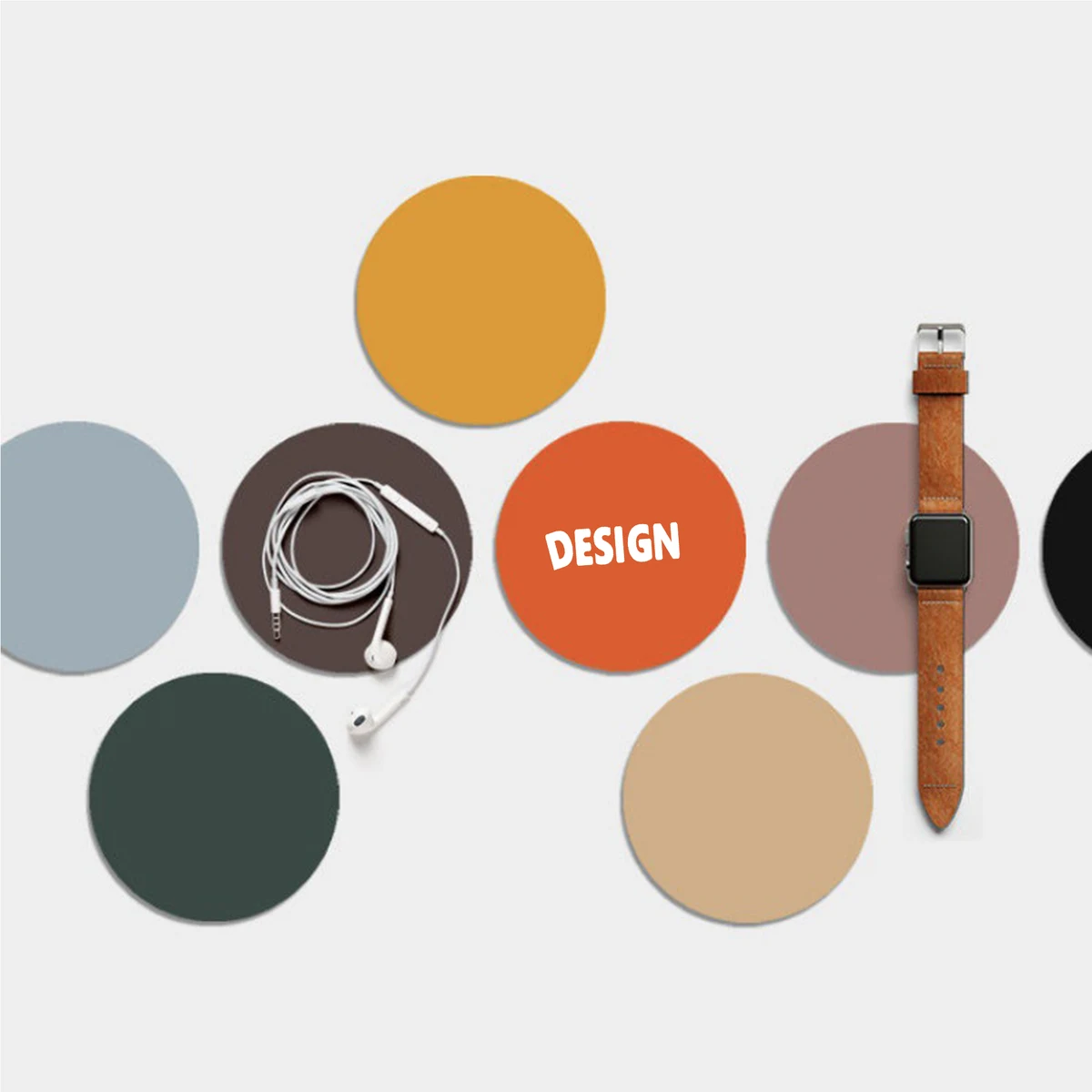 Customizable Silicone Non-slip Coaster 100pcs 1