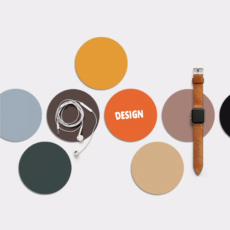 Customizable Silicone Non-slip Coaster 100pcs