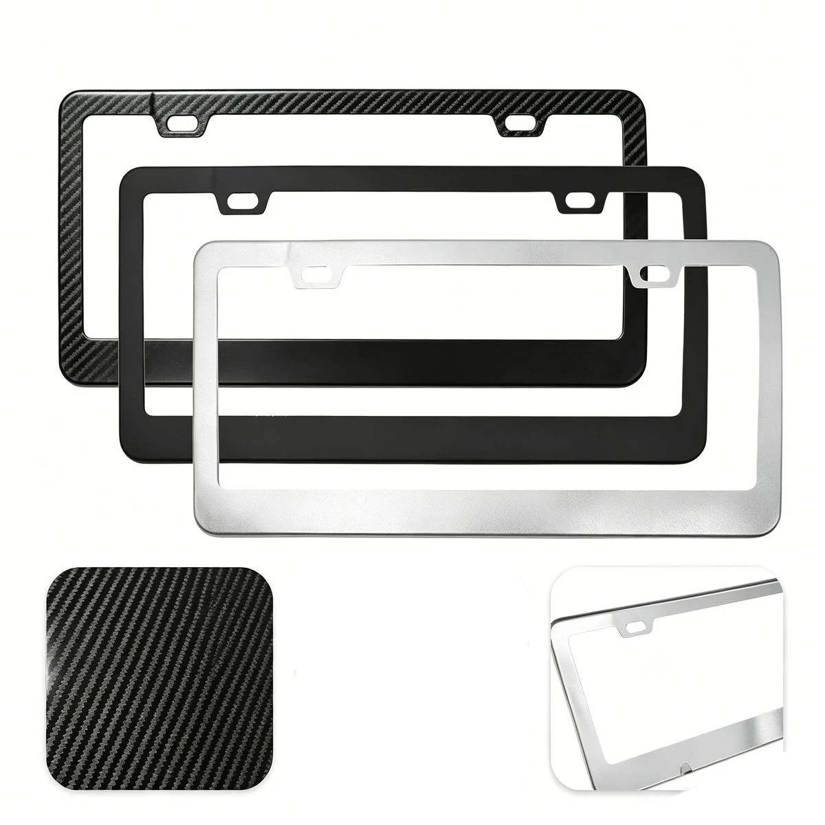 Sleek Aluminum License Plate Frame 1