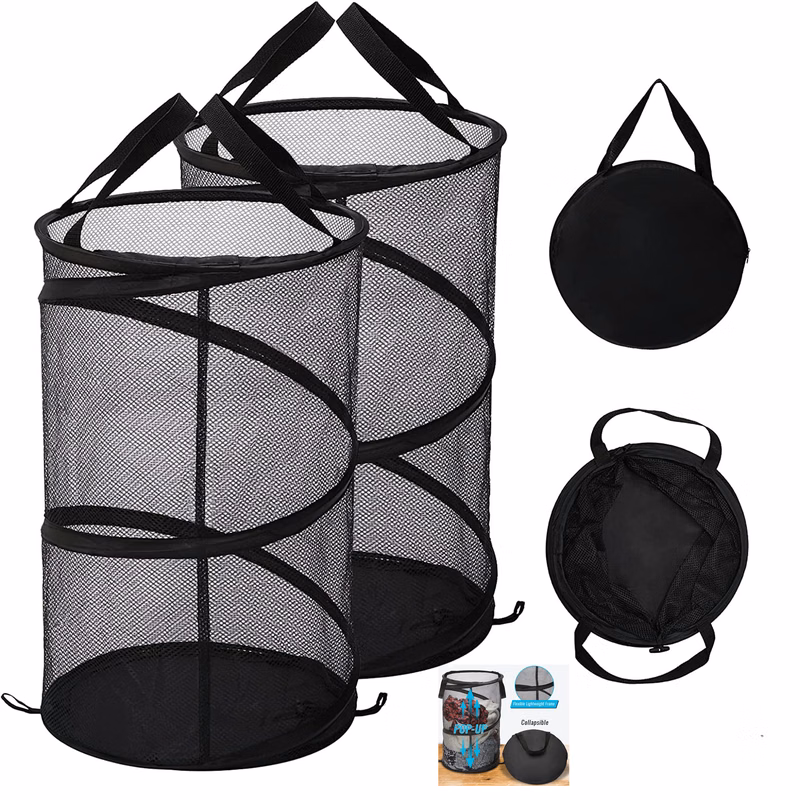 Collapsible Mesh Laundry Basket