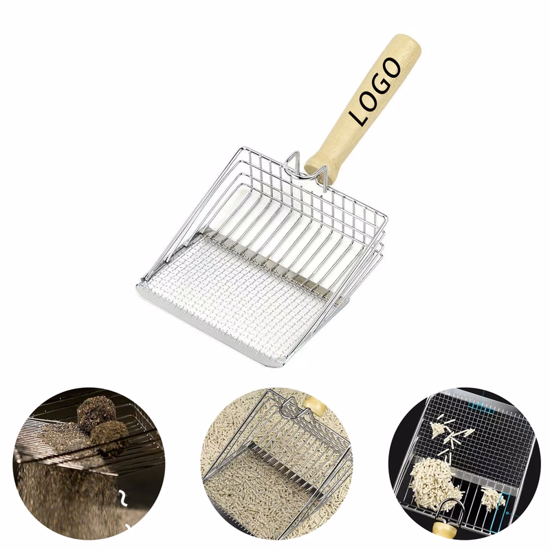 Metal Cat Litter Scoop With Logo For Pet, Cleaning