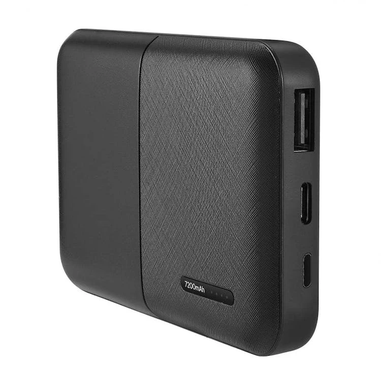 7200mAh Power Bank with Lightning Input - Black 1