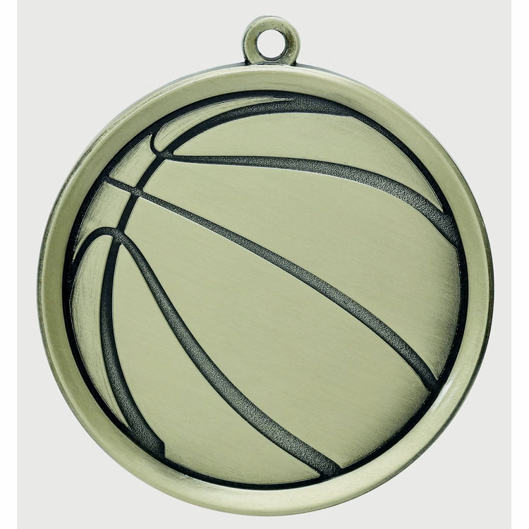 Basketball Mega Medal, 2-1/4"