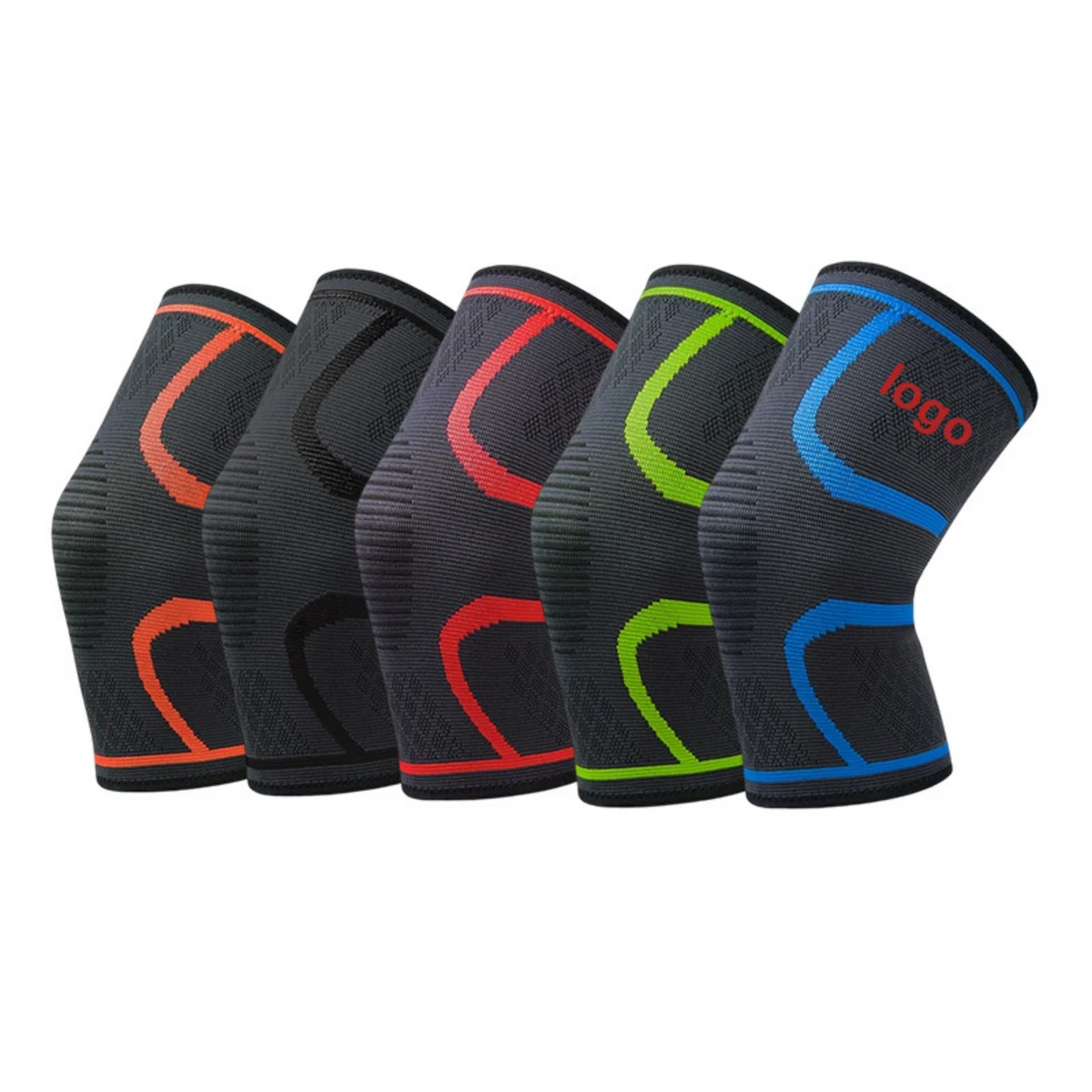Elastic Knitted Knee Support Sleeve 1