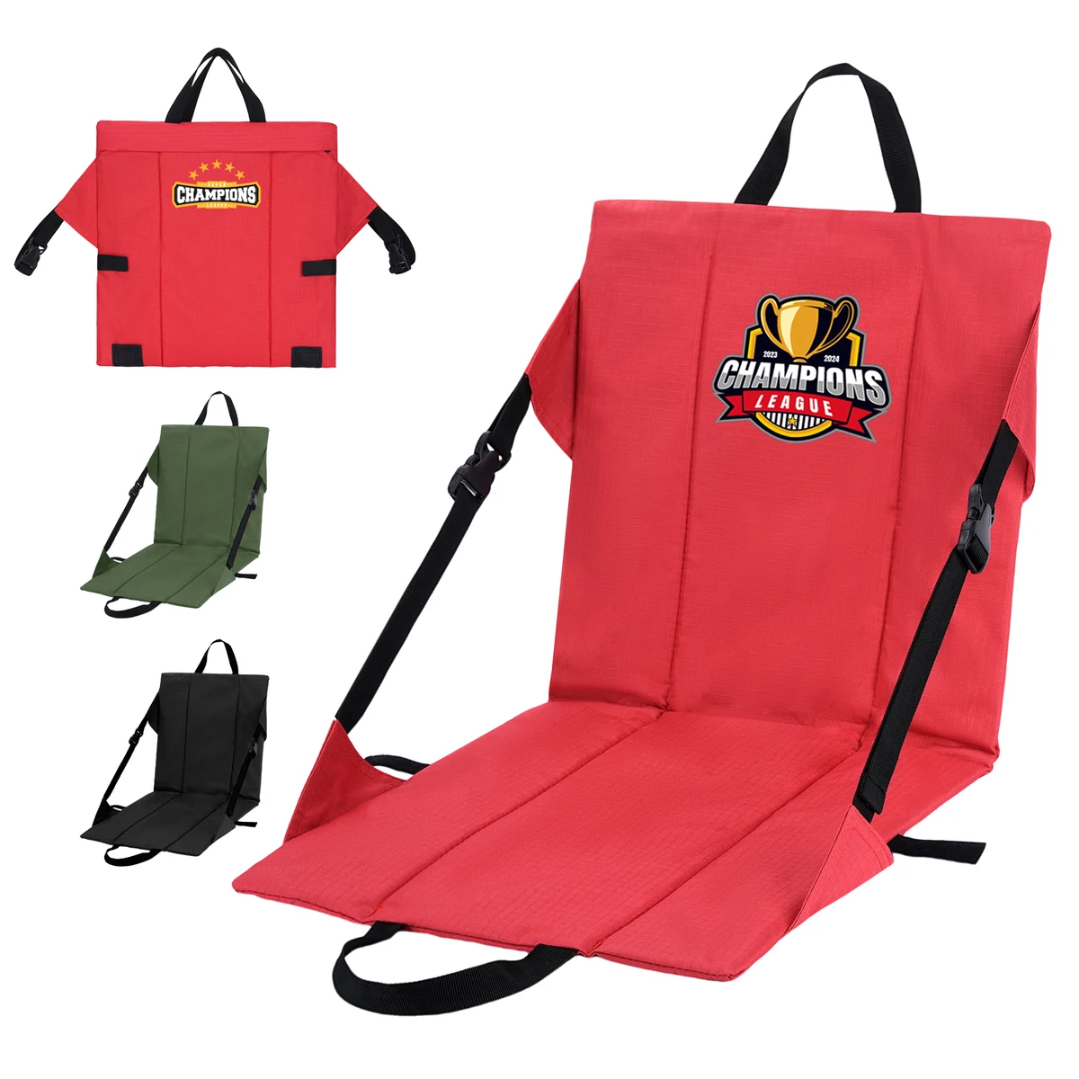 Premium Folding Stadium Seat With Back Support For Bleachers 1