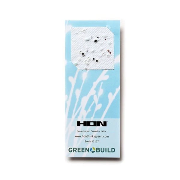 Seed Paper Square Bookmark 1