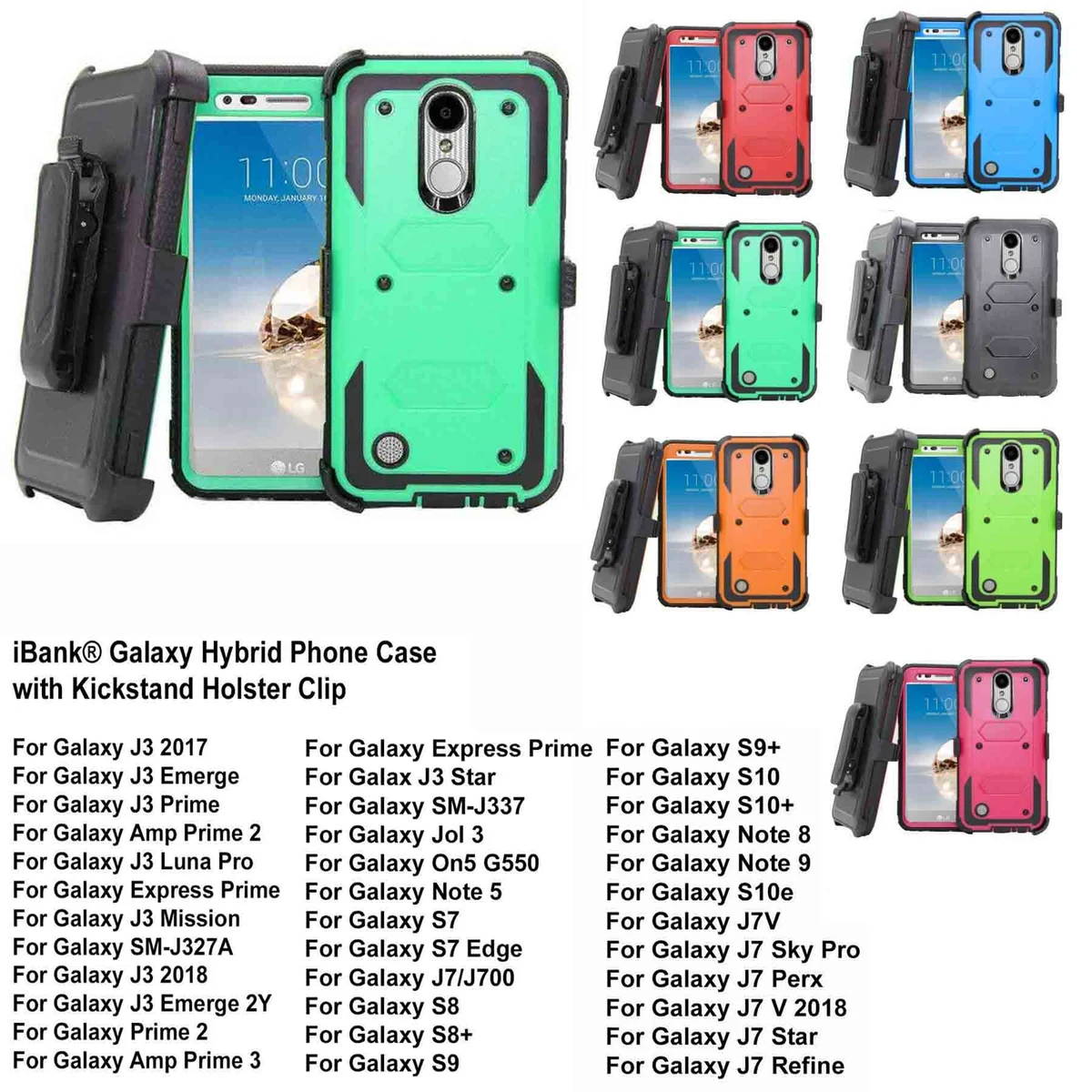 iBank ® Shockproof Case compatible with Galaxy A17/A16/S26/S25/S55 1