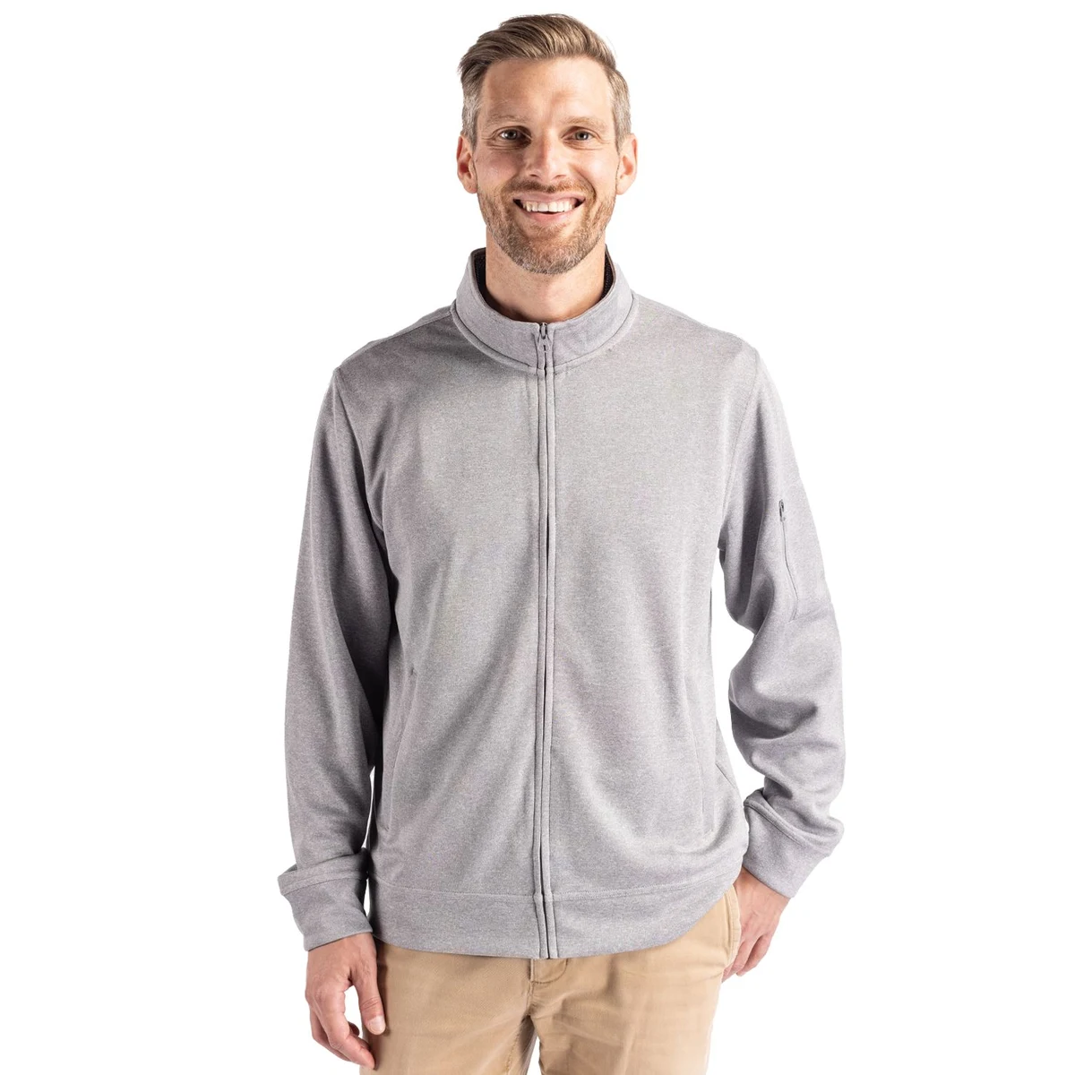 Clique Lift Solution-dyed Performance Unisex Full Zip Sweatshirt 1