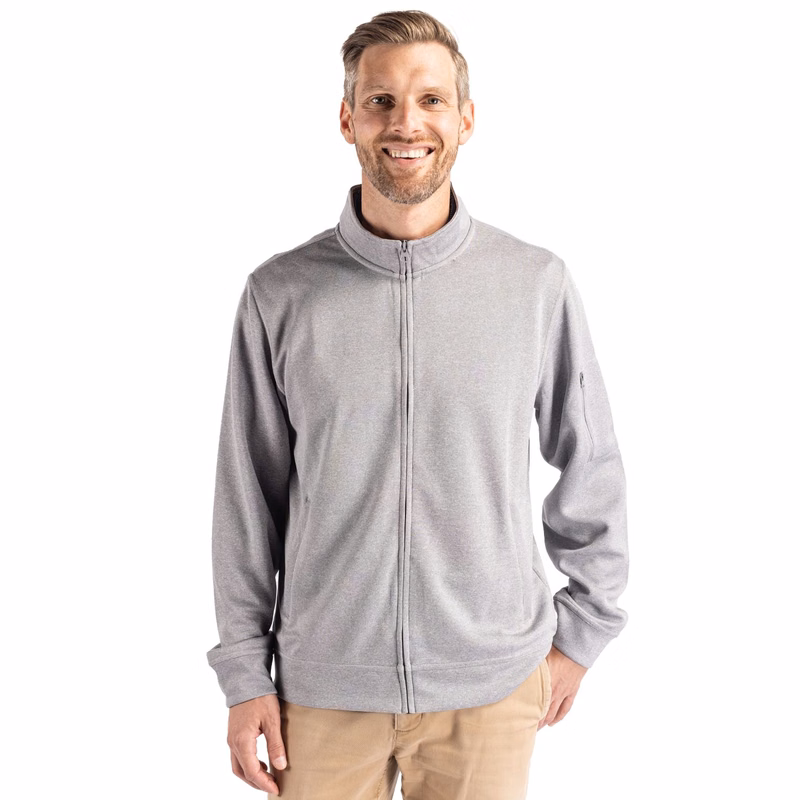 Clique Lift Solution-dyed Performance Unisex Full Zip Sweatshirt