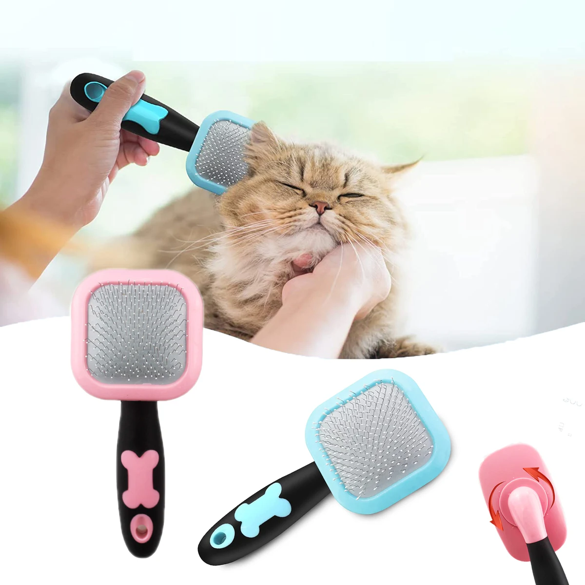 Slicker Pet Grooming Brush 1