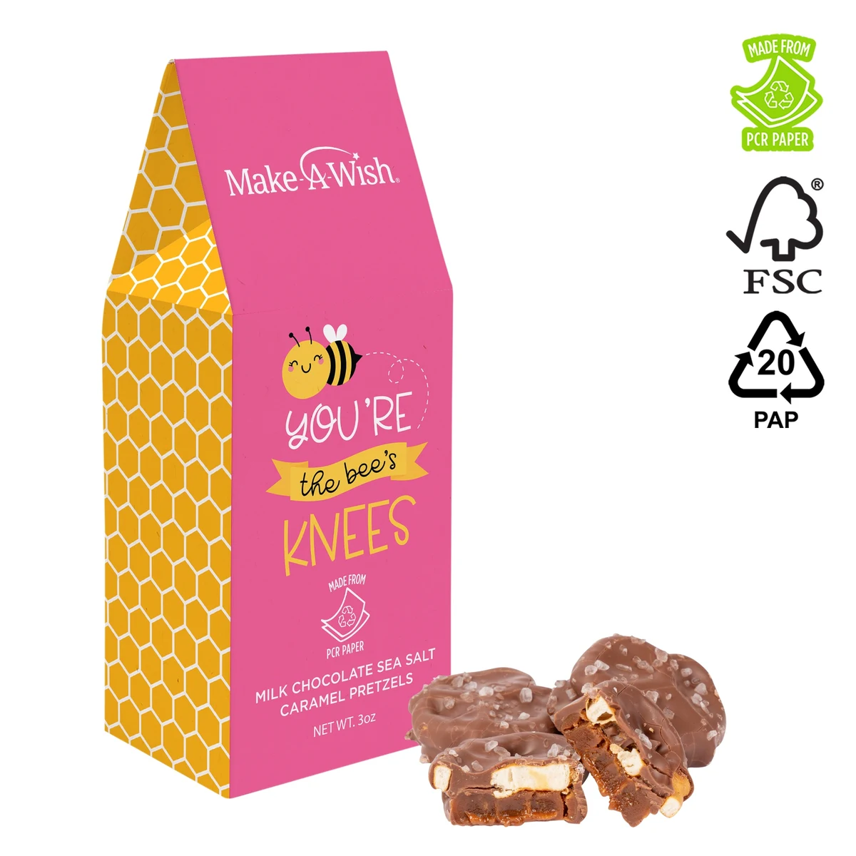 Eco Gable Box- Sea Salt Caramel Pretzels 1