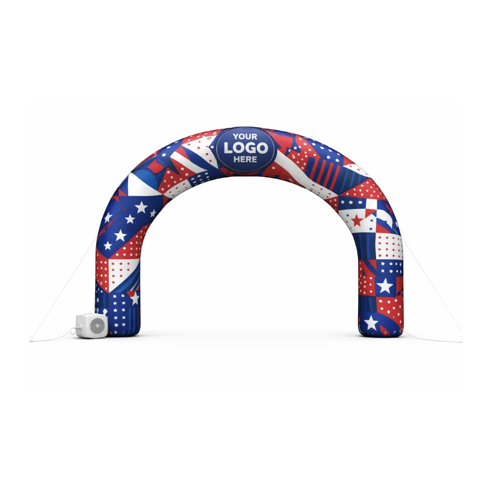 15' Cold Air Arch Round Digital Logo 1