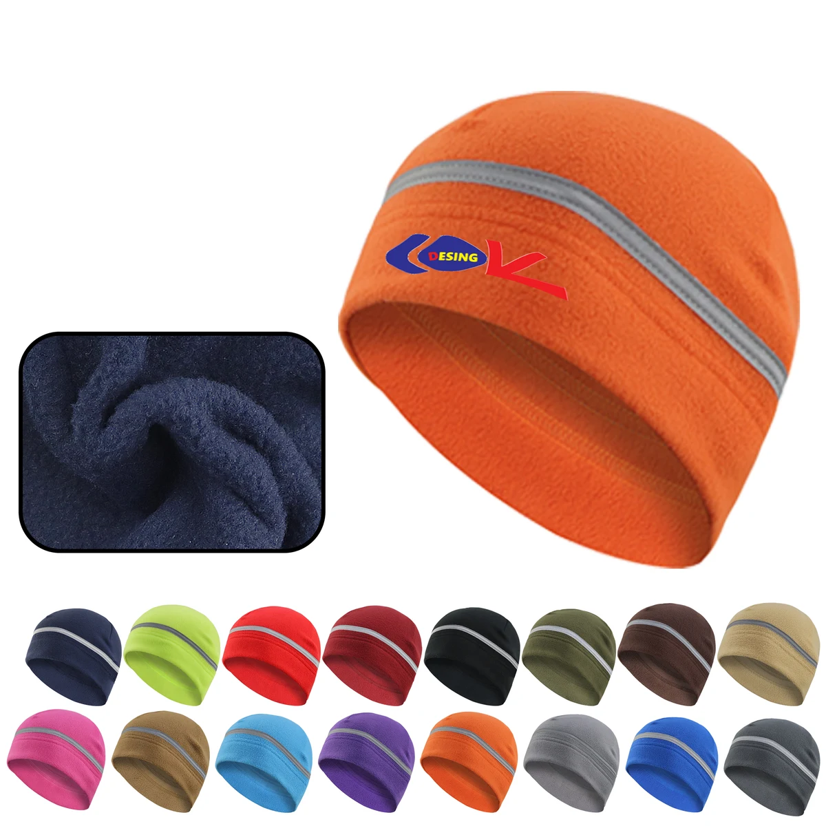 MOQ 20 PCS Polar Fleece Beanie 1
