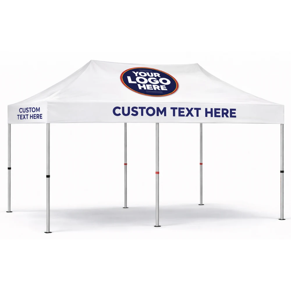 20'x10' White Tent With Logo 1